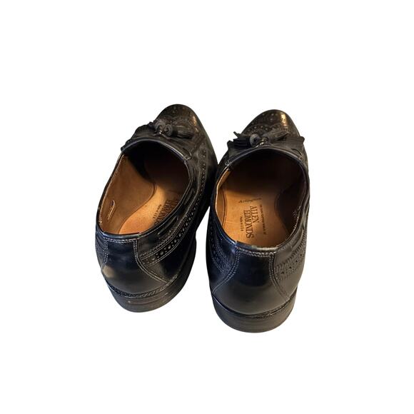Allen Edmonds Tassel Loafers Black Leather Men’s 9 C USA Made JR Sole main image 5